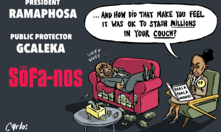 CARTOON BY CARLOS | Ramaphosa's sofa's stashed cash – News24