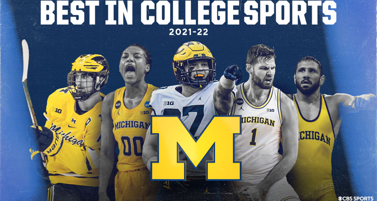 Best in College Sports: Michigan tears through competition to claim award for 2021-22 athletic season – CBS Sports