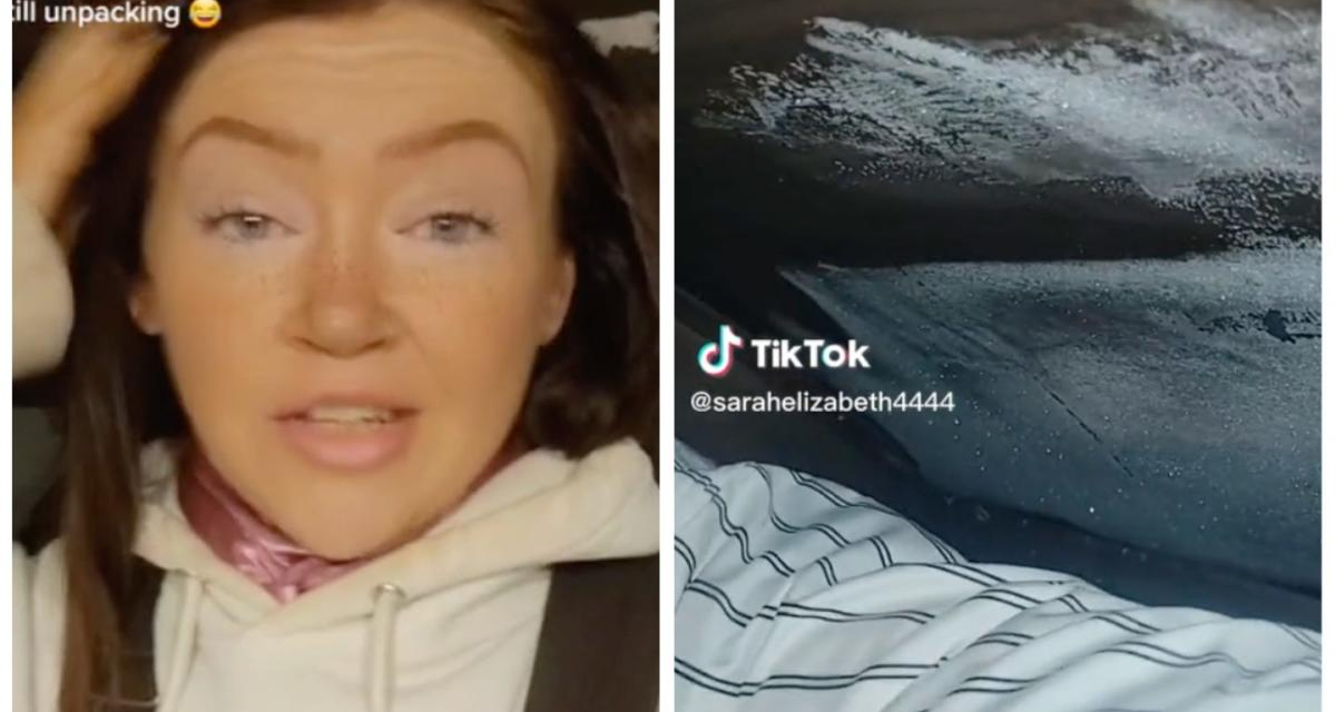 TikTok video shows frost coating a woman's bed frame in Montana as wind chills hit minus 40 degrees Fahrenheit – Yahoo News